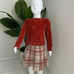 Tommy Bahama Girls Cozy sweater w/ a matching Skirt.